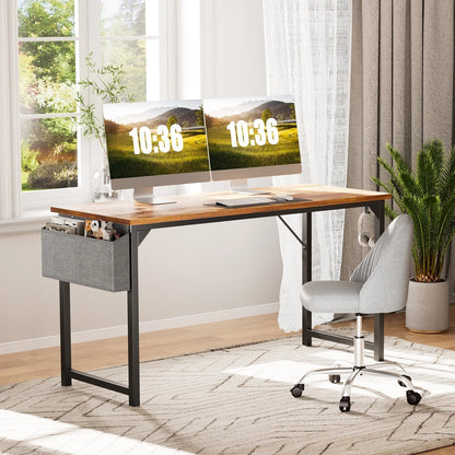 31 Inch Computer Desk Ideal for Small Spaces for Adult, Rustic Brown