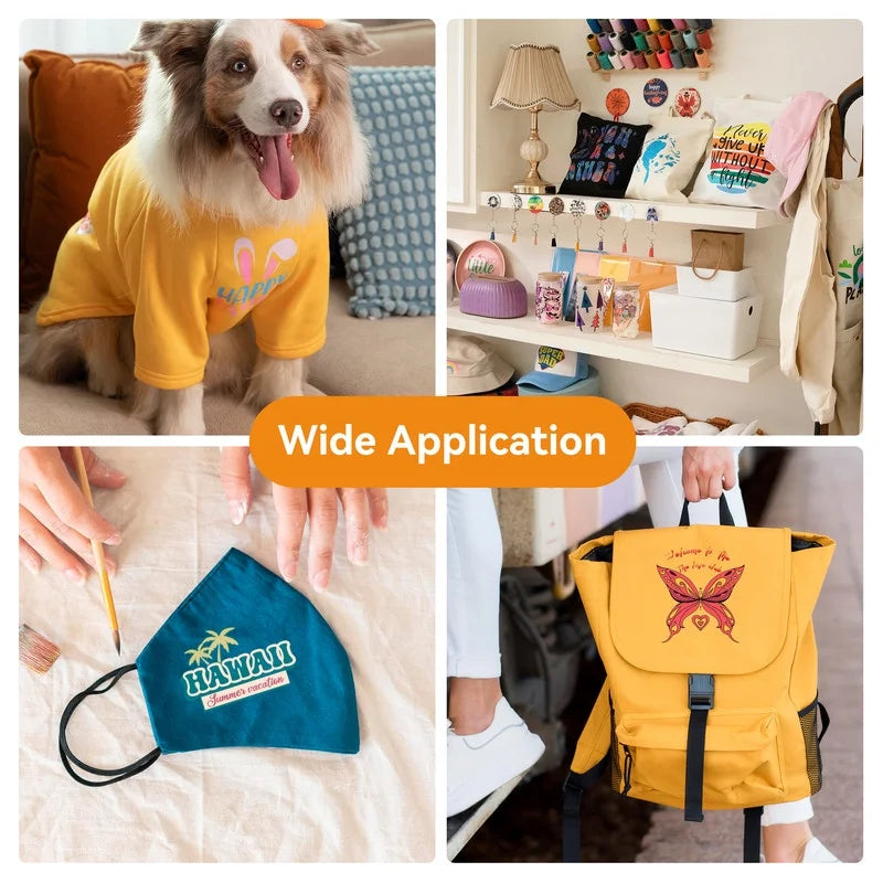 HTVRONT Heat Transfer Paper for T-Shirts-22 Pack Mixed Light & Dark, 8.5" X 11" Printable for Inkjet Printer, Stretchable & Durable Printable Heat Transfer Vinyl