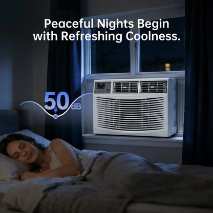 18000 BTU Window Air Conditioner 1000 Sq Ft. Ac Units Intelligent , LED Diswplay Screen, with Remote Control, Dehumidifier/Fan, Operates Quietly, Energy-Saving. 24 Timer, 208/230 VOLTS