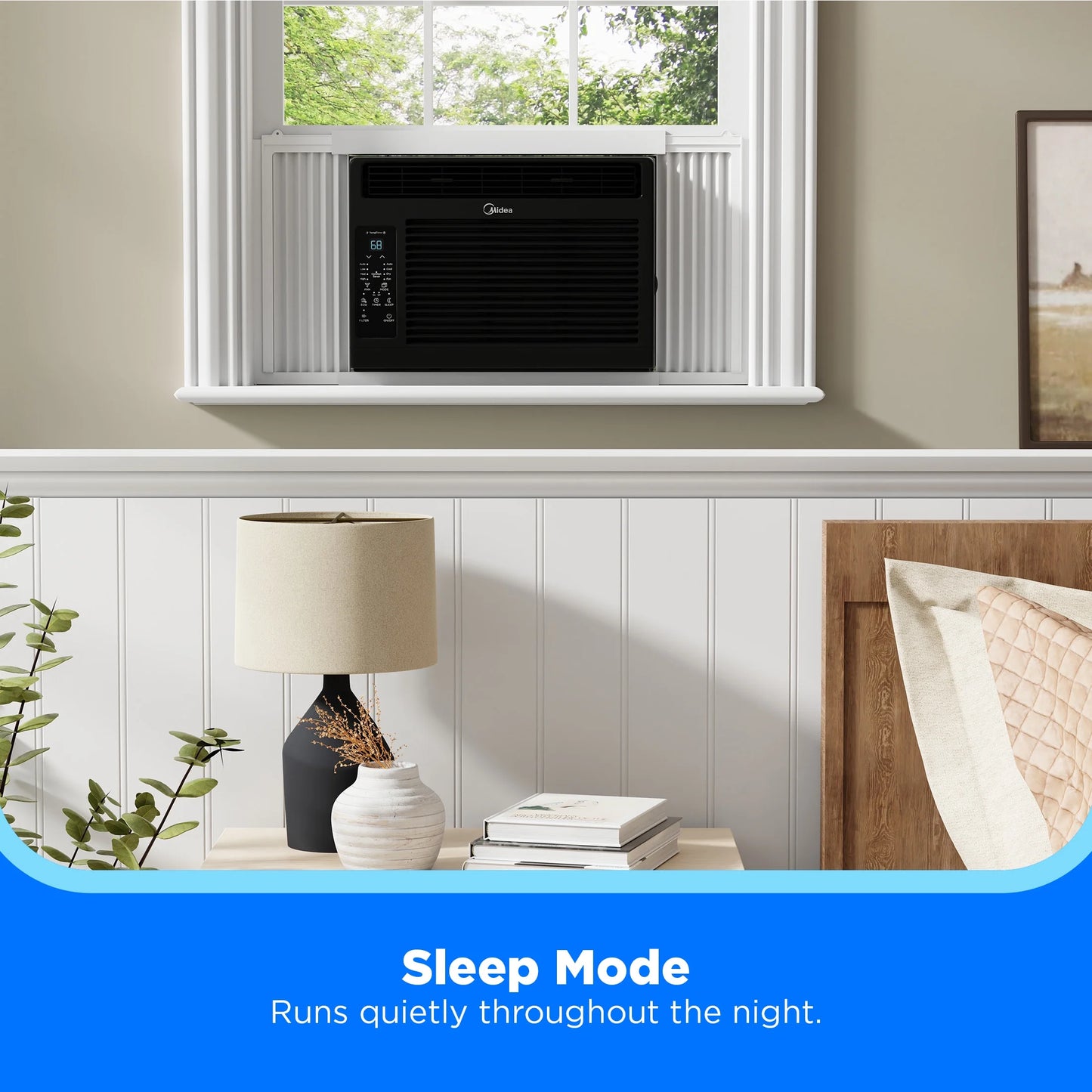 (2 Pack)  6,000 BTU 115V Window Air Conditioner with Comfort Sense Remote, up to 250 Sq. Ft., Black, MAW06R1WBL-T, New