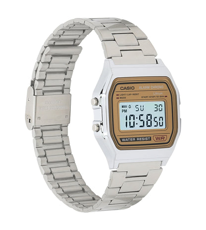 Men'S Classic Digital Watch, Stainless Steel