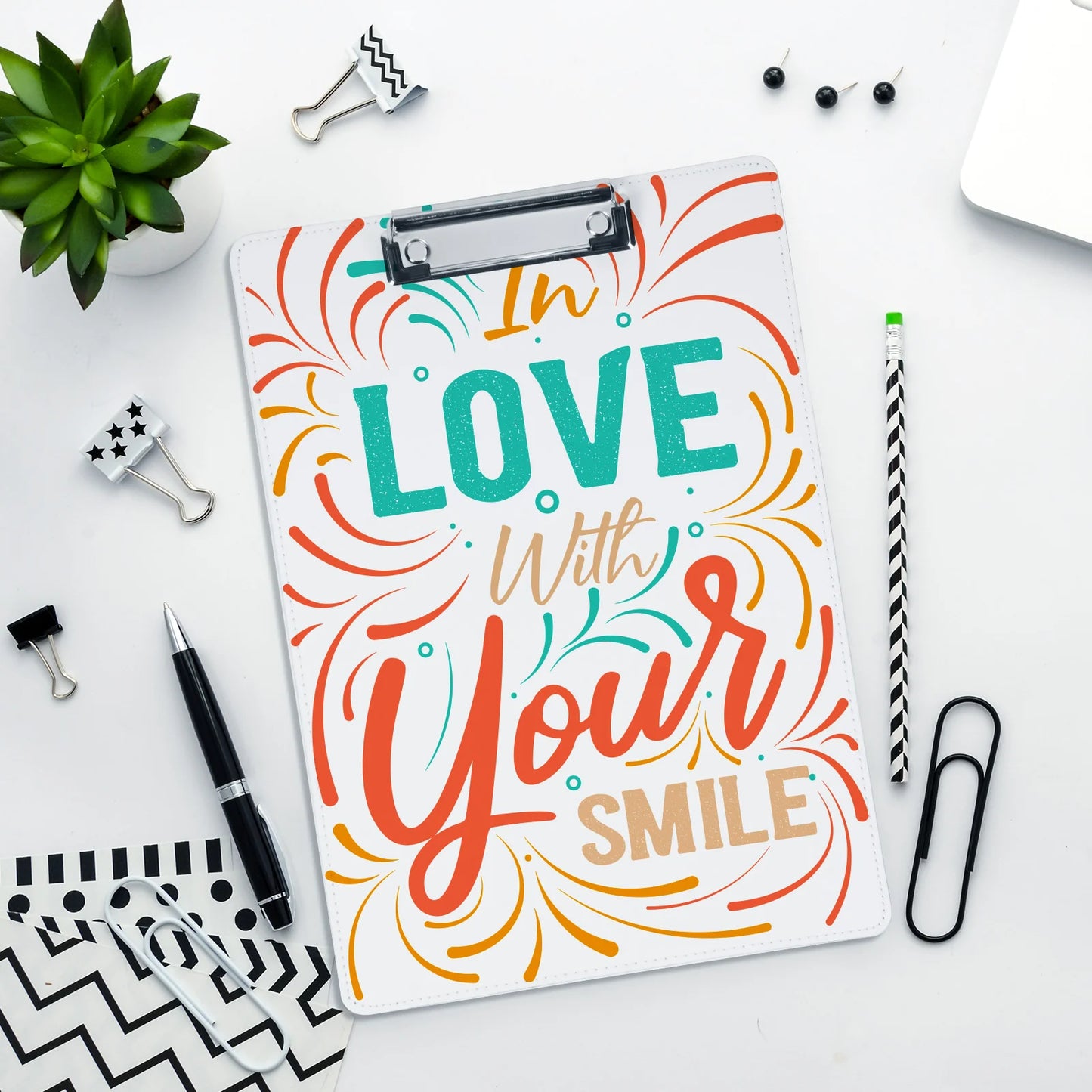 Sublimation Clipboards Blanks White PU Leather Front A4 8 Pack