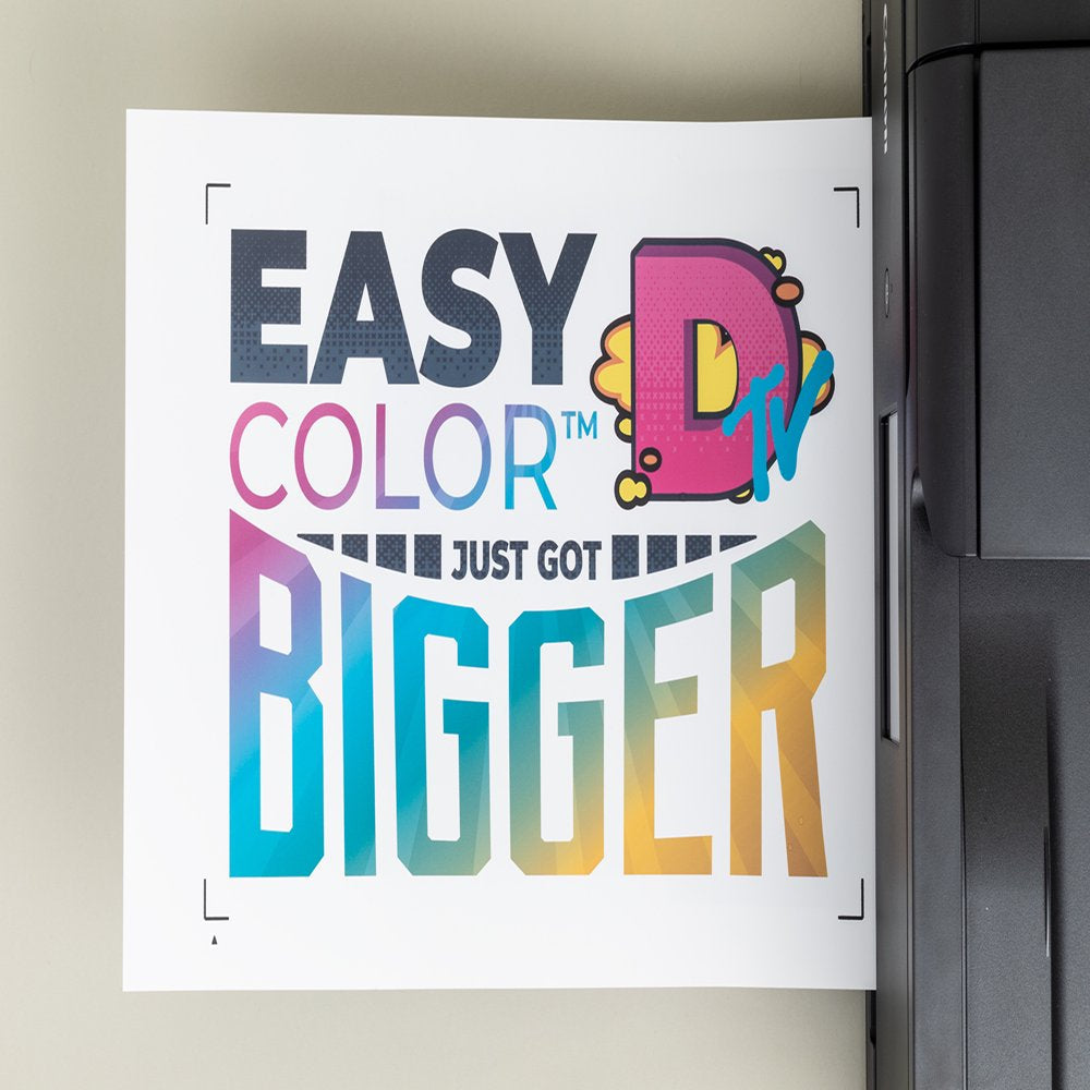 Easycolor DTV Inkjet Printable Heat Transfer Craft Vinyl Roll - 20" X 10'