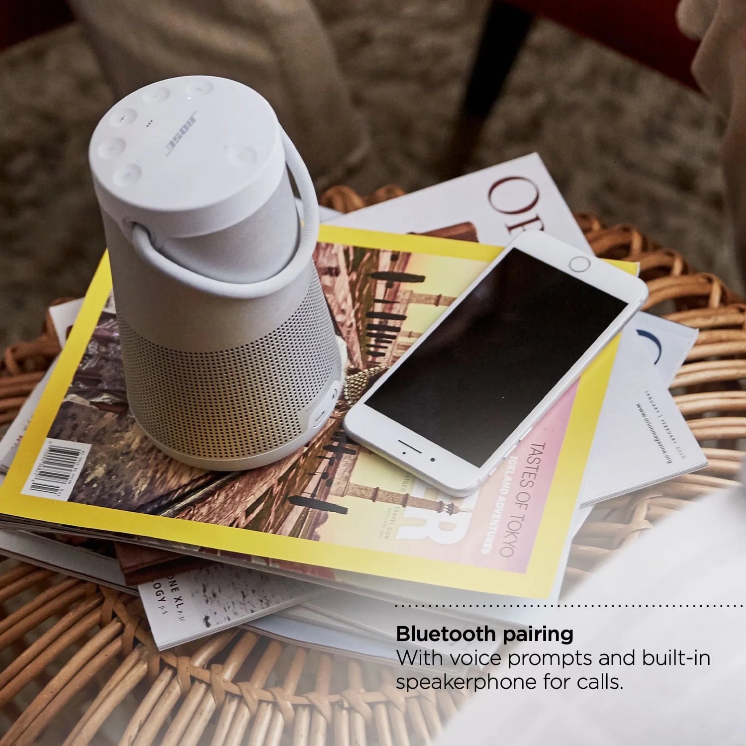 Soundlink Revolve+ II Bluetooth Speaker, Water Resistant Portable Speaker, Silver