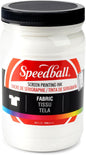 Speedball 004603 Fabric Screen Printing Ink, 32 Fl. Oz, White