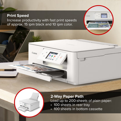Canon PIXMA TS7722 All-In-One, Wireless Color Inkjet Printer for Home Office Use