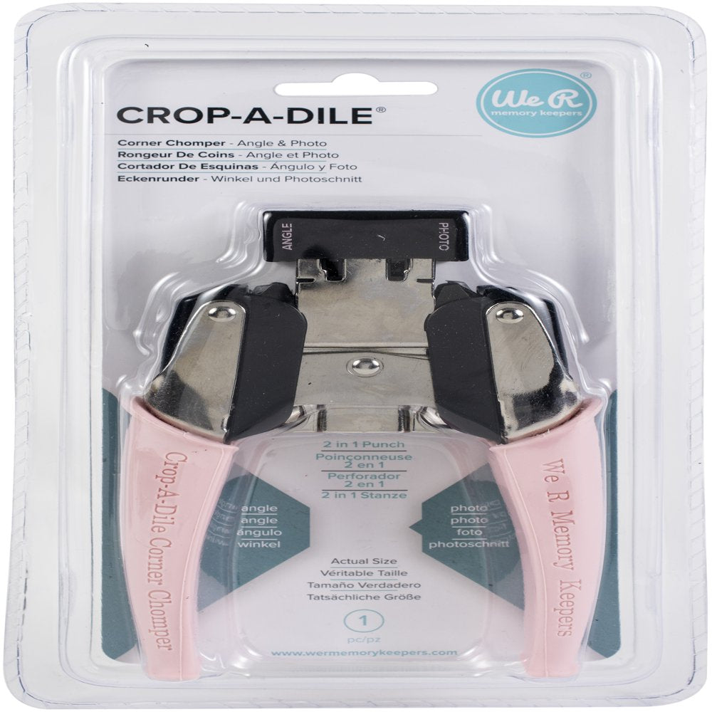 Crop-A-Dile Retro Corner Chomper Tool-Angle & Photo
