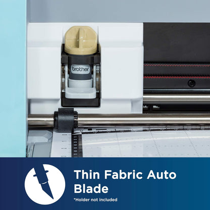 Brother Scanncut DX Thin Fabric Auto Blade CADXBLDQ1, Replacement Accessory, Cuts Textiles 0.25-0.5Mm Thick, for Quilting Pieces, Appliqués and More