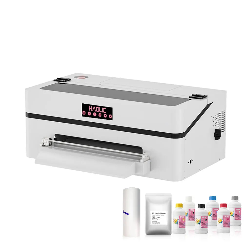 Haolic Mini D8 DTF Printer 13" | Compact Direct-To-Film Printer for Small Business & Home Use