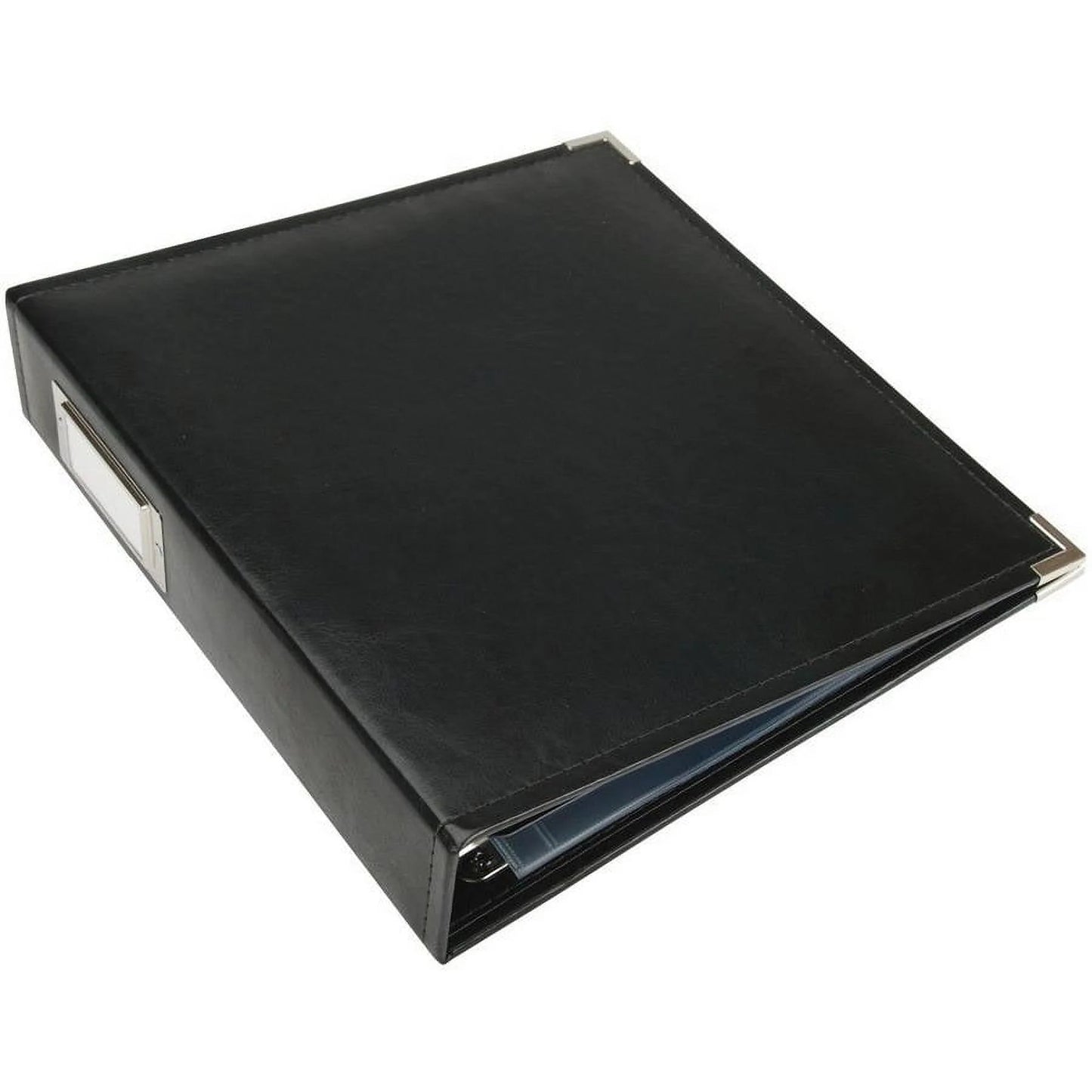 We R Classic Leather 3-Ring Album 8.5"X11"-Black, Pk 1, We R Memory Keepers