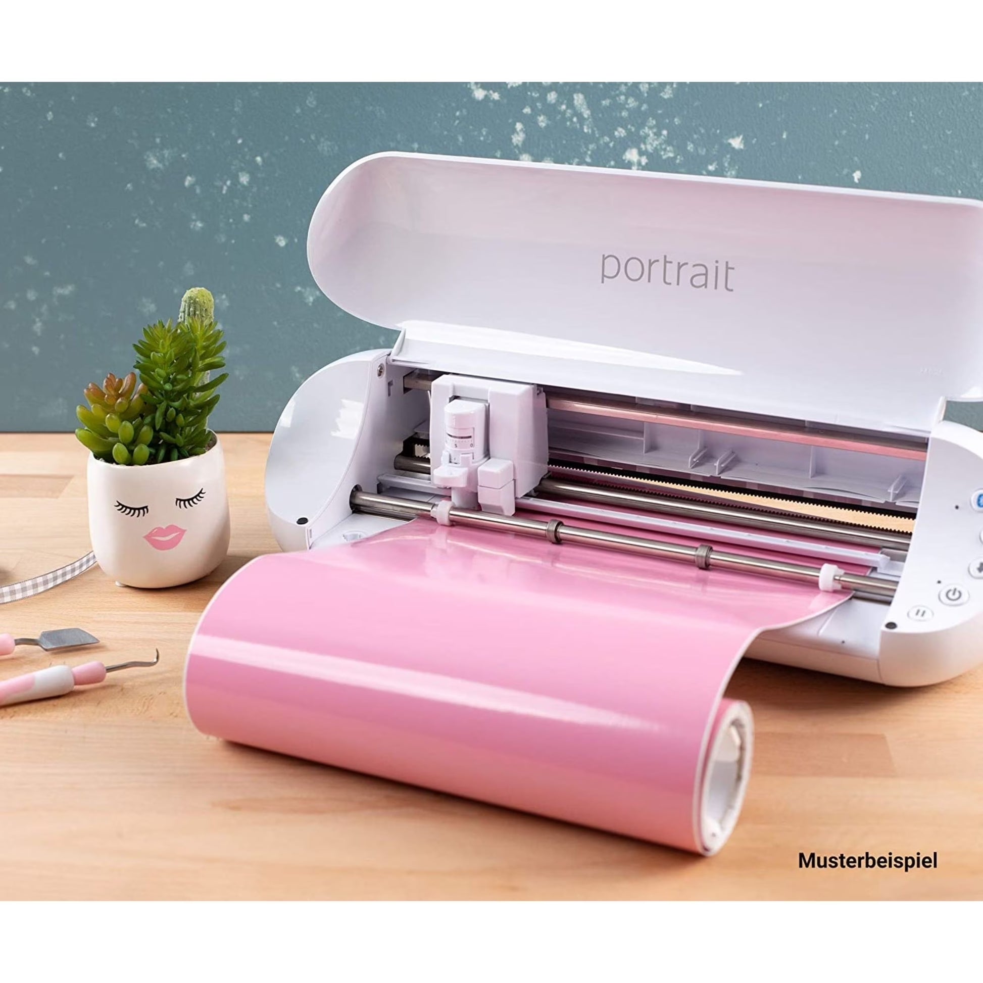 Silhouette Portrait 3 with Bluetooth Wireless Cutting 8X12" Cutting Mat Autoblade 2 50 Designs and Silhouette Studio