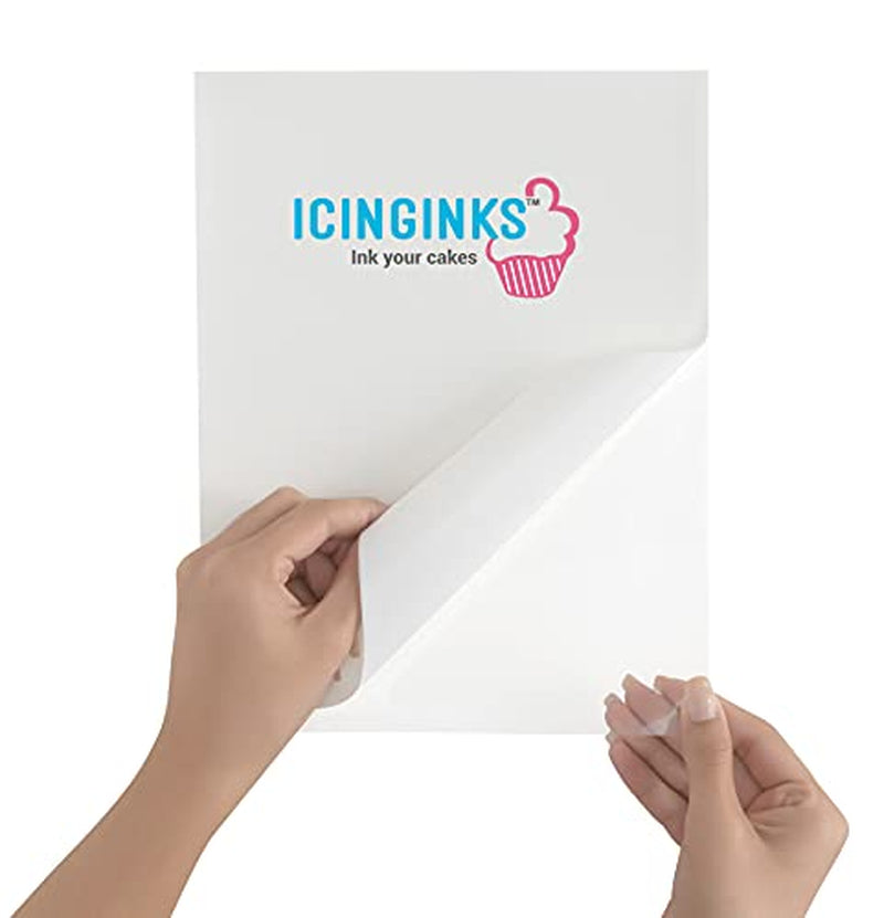 Frosting Sheets 8.5” X 11” A4 Size, Very White Edible Paper, Icing Sheets for Cake Toppers, Cookies & Decor, Cake Edible Paper, Edible Sugar Sheets for Printers (24 Count (Pack of 1))