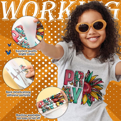 Tellingyou 36 Sheets Iron on Transfers Patches Dtf Ready to Press Vinyl Iron on Patch Embroidered Applique for T Shirt Jacket Pillow Covers Backpack Hoodies DIY Decorations(Black Girl)