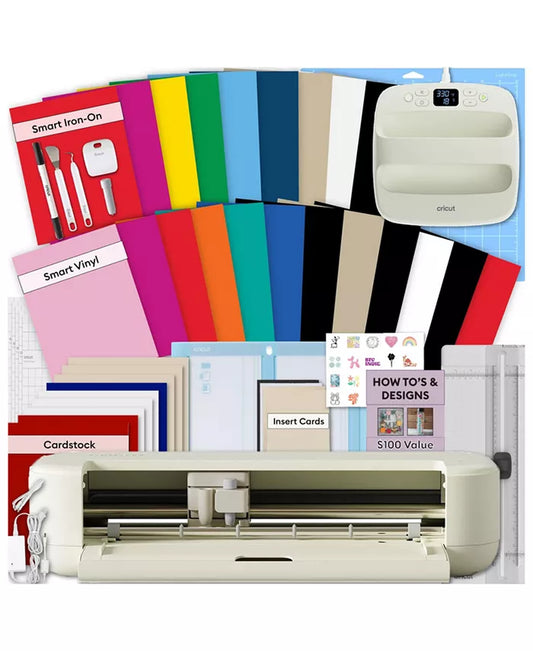 Explore 5 Machine Bundle with Easypress 9X9, Smart Vinyl and Smart Iron-On Sheets and 100+ Project Design Ebook