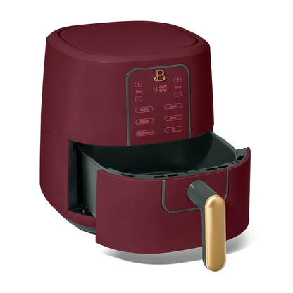 3 Qt Air Fryer with Turbocrisp Technology, Limited Edition Merlot by Drew Barrymore