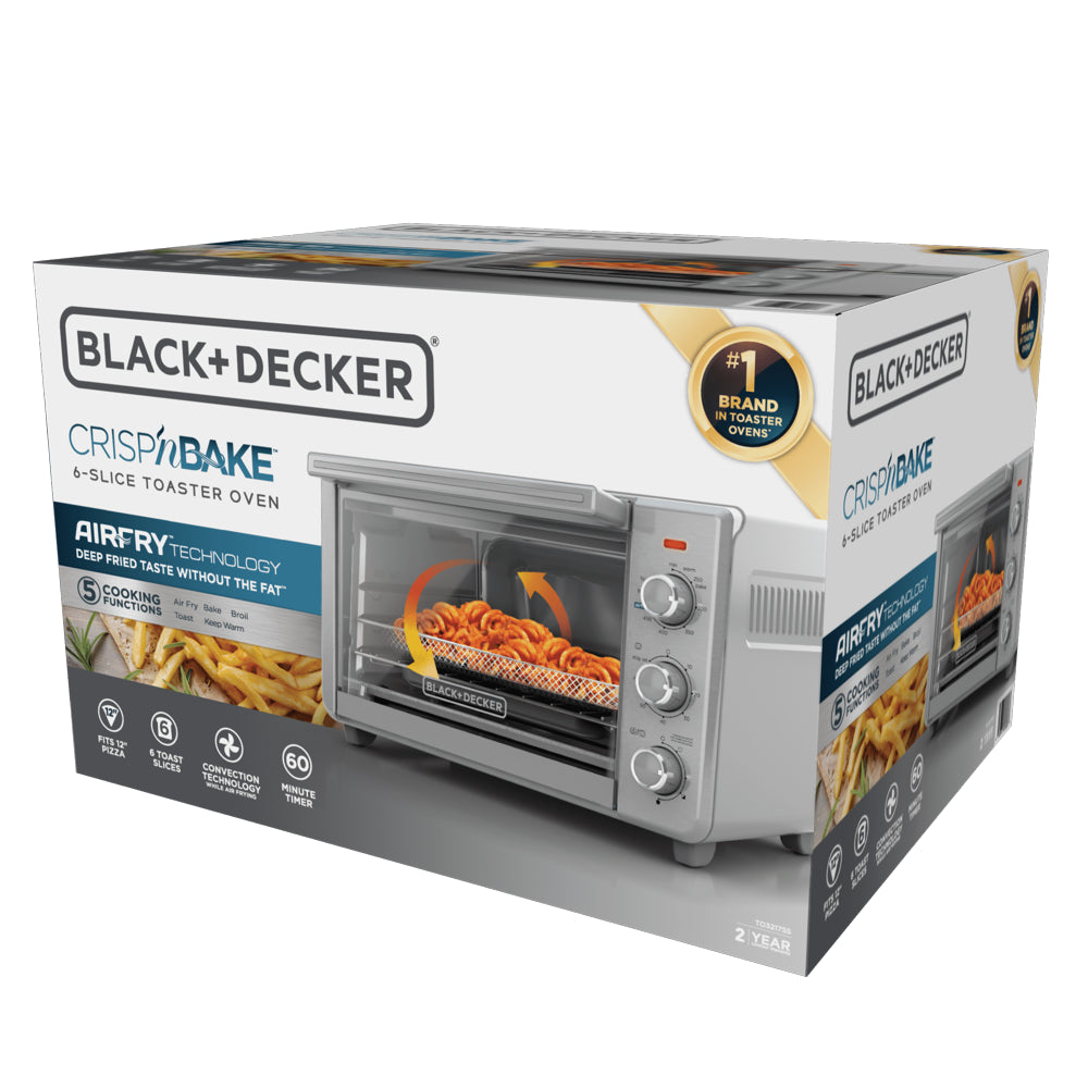 6-Slice Crisp 'N Bake Air Fry Toaster Oven, TO3217SS