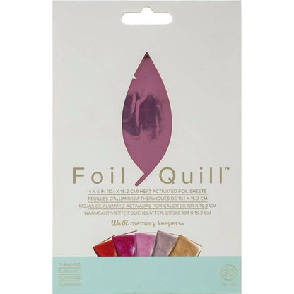 Foil Quill Sheets - 4 X 6 Inch Sheets - Flamingo (30 Piece)