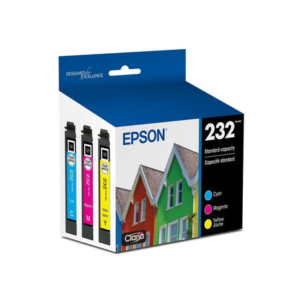 232 Claria Ink Standard Capacity Color Combo Pack (T232520-S) Works with Workforce WF-2930, WF-2950, Expression XP-4200, XP-4205