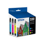 232 Claria Ink Standard Capacity Color Combo Pack (T232520-S) Works with Workforce WF-2930, WF-2950, Expression XP-4200, XP-4205