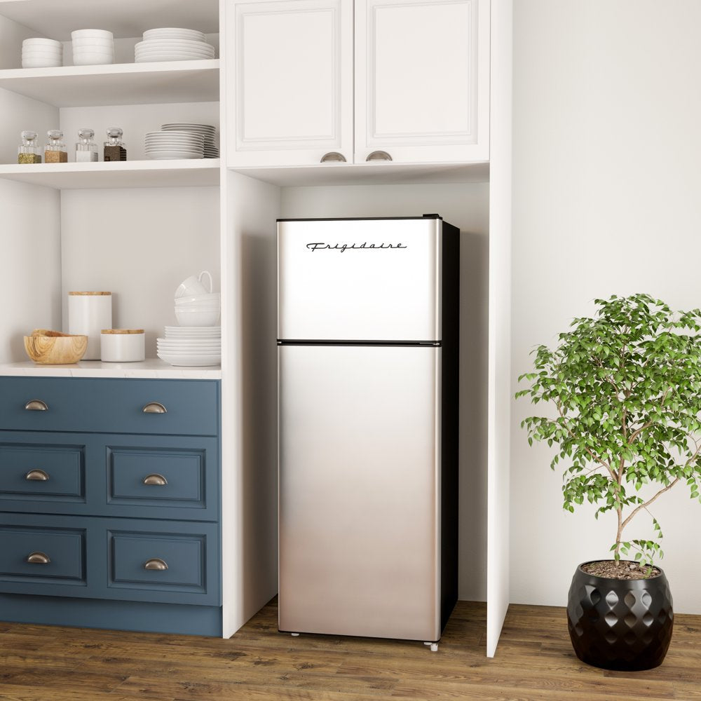 7.5 Cu. Ft. Retro Refrigerator, Platinum Series, Stainless Look (EFR749)