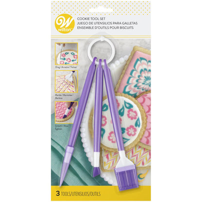 Cookie Decorating Tool Set, 3-Piece Cookie Decorating Supplies