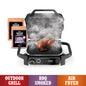 Woodfire 3-In-1 Outdoor Grill, Master Grill, BBQ Smoker, & Outdoor Air Fryer with Woodfire Technology, OG700