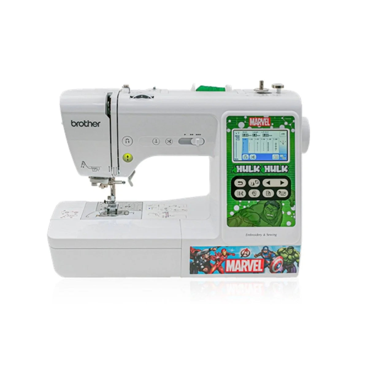 Brother LB5000M Marvel Comic Sewing & Embroidery Bundle 4" X 4"