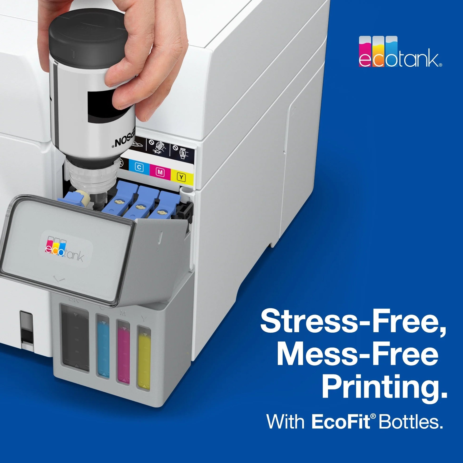 502 Ecotank Ink Ultra-High Capacity Black Bottle Works with ET-2750, ET-2850, ET-2980, ET-2988, ET-3750, ET-3760, ET-3850, ET-4850, and Other Select Ecotank Models