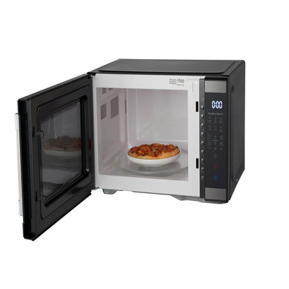 1.1 Cu. Ft. Countertop Microwave Oven, 1000 Watts, Black Stainless Steel