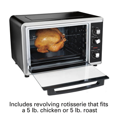 Countertop Oven with Convection and Rotisserie, Black, 31105D