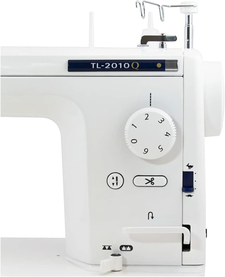 Juki TL-2010Q 1-Needle, Lockstitch, Portable Sewing Machine with Automatic Thread Trimmer for Quilting, Tailoring, Apparel and Home Decor