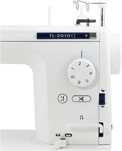Juki TL-2010Q 1-Needle, Lockstitch, Portable Sewing Machine with Automatic Thread Trimmer for Quilting, Tailoring, Apparel and Home Decor