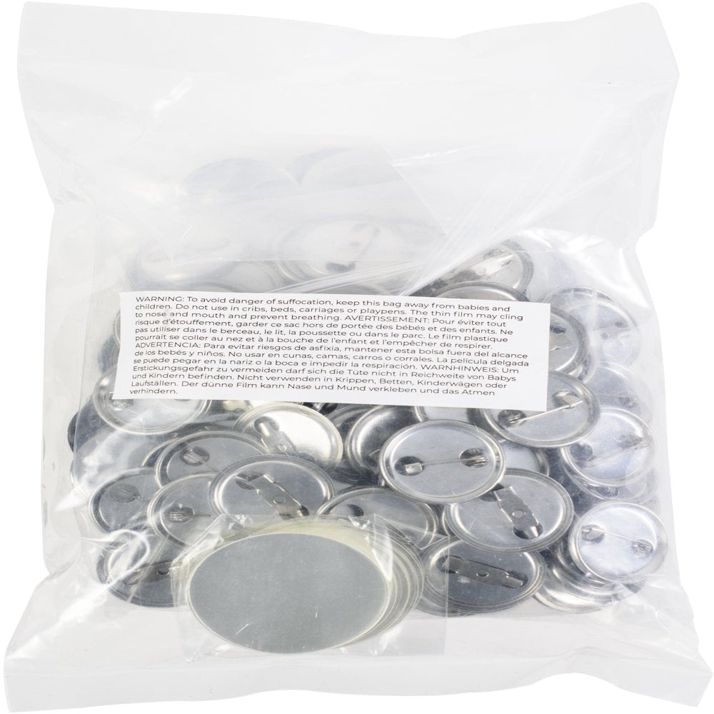Button Press Bulk Refill Pack 100/Pkg-Small (25Mm)