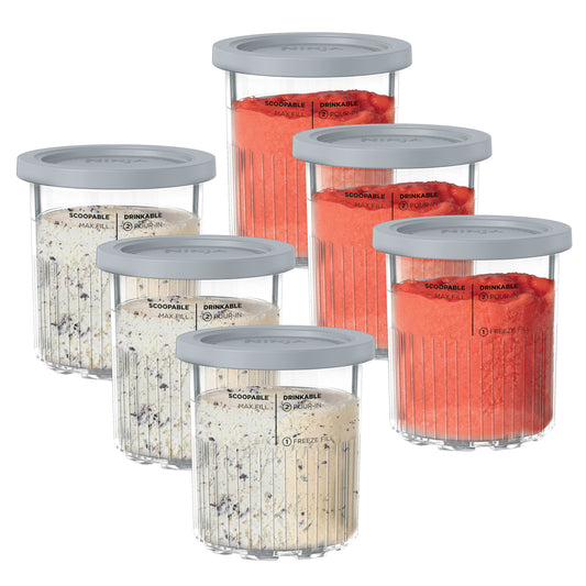Ninja Creami XL 24Oz Tubs and Lids, 6-Pack