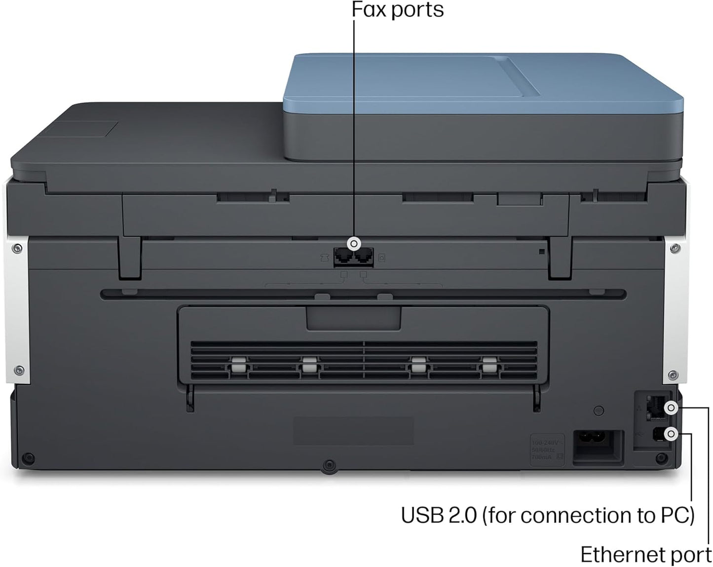 HP Smart Tank 7602 Wireless All-In-One Ink Tank Printer, Scanner, Copier with 2 Years of Ink Included, Best-For-Home Office, Cartridge-Free Refillable, Ai-Enabled (28B98A)