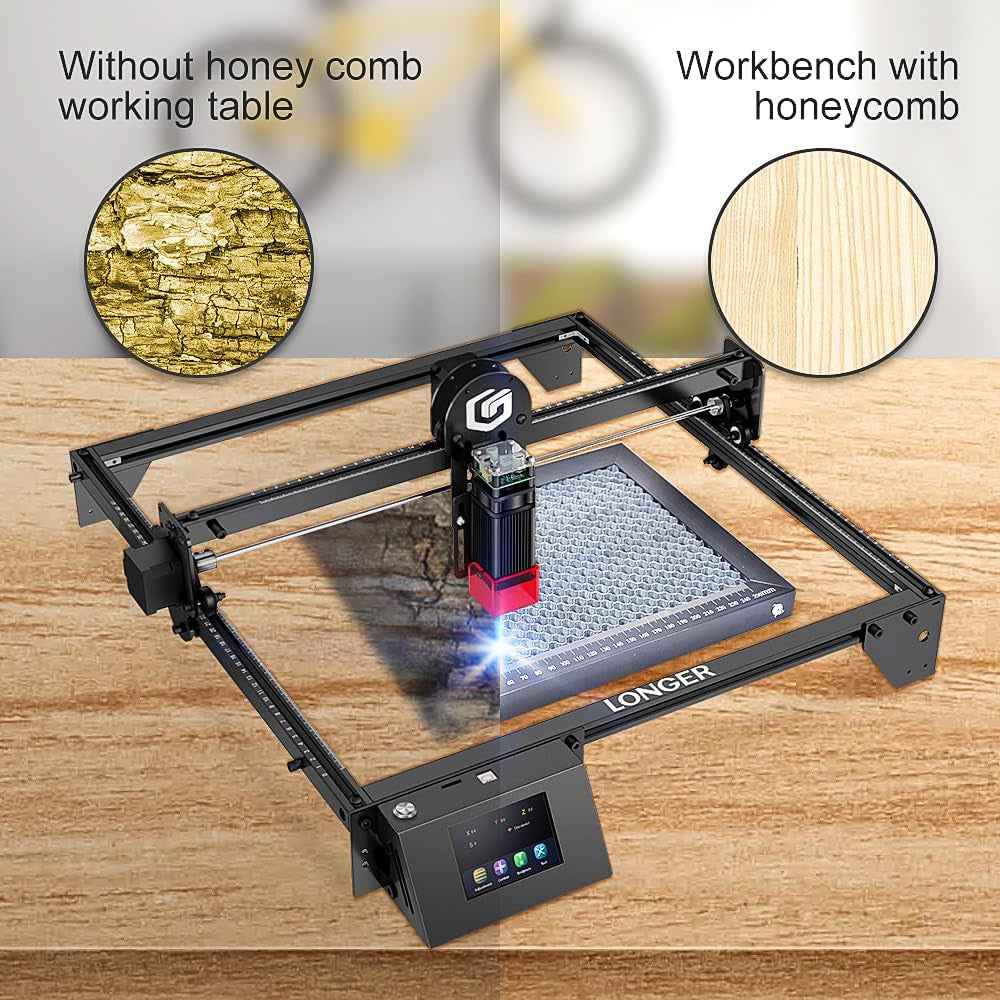 Longer Honeycomb Laser Bed,11.8" X 7.8" Honeycomb Working Table with Aluminum Panel for Most Engraver Cutting Machine,Engraver Machine Accessories for Smooth Cut