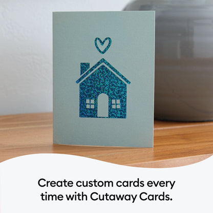 Cutaway Cards with 2X2 Card Cutting Mat and 30 Piece Pen Set Bundle