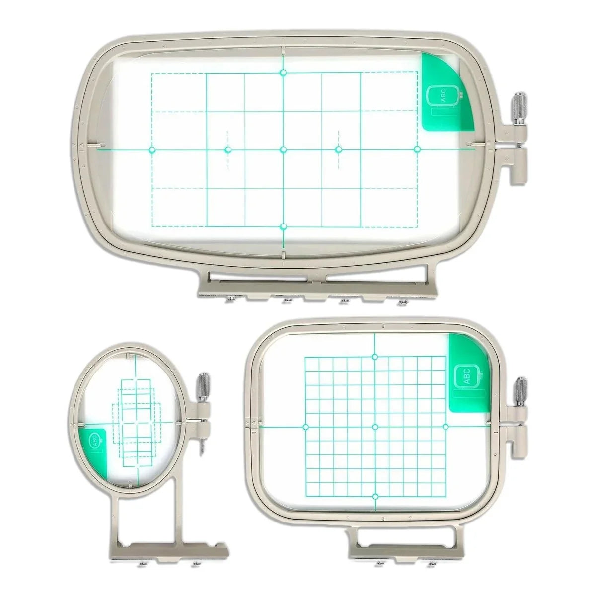 3pc Embroidery Hoop Set for Brother SE700, PE545 and Other Models