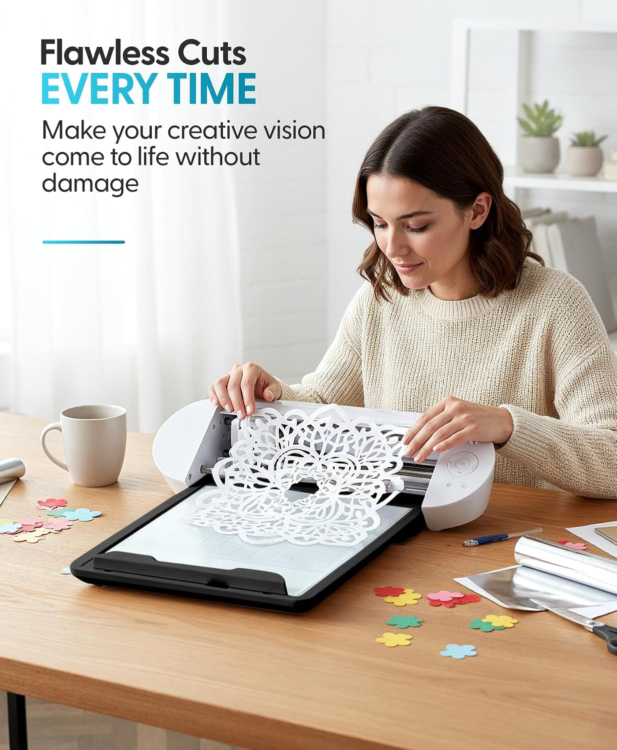 Silhouette Electrostatic Cutting Mat for Use with Cameo 5 and Cameo 5 plus Models - 12 X 12 (Matte Black)