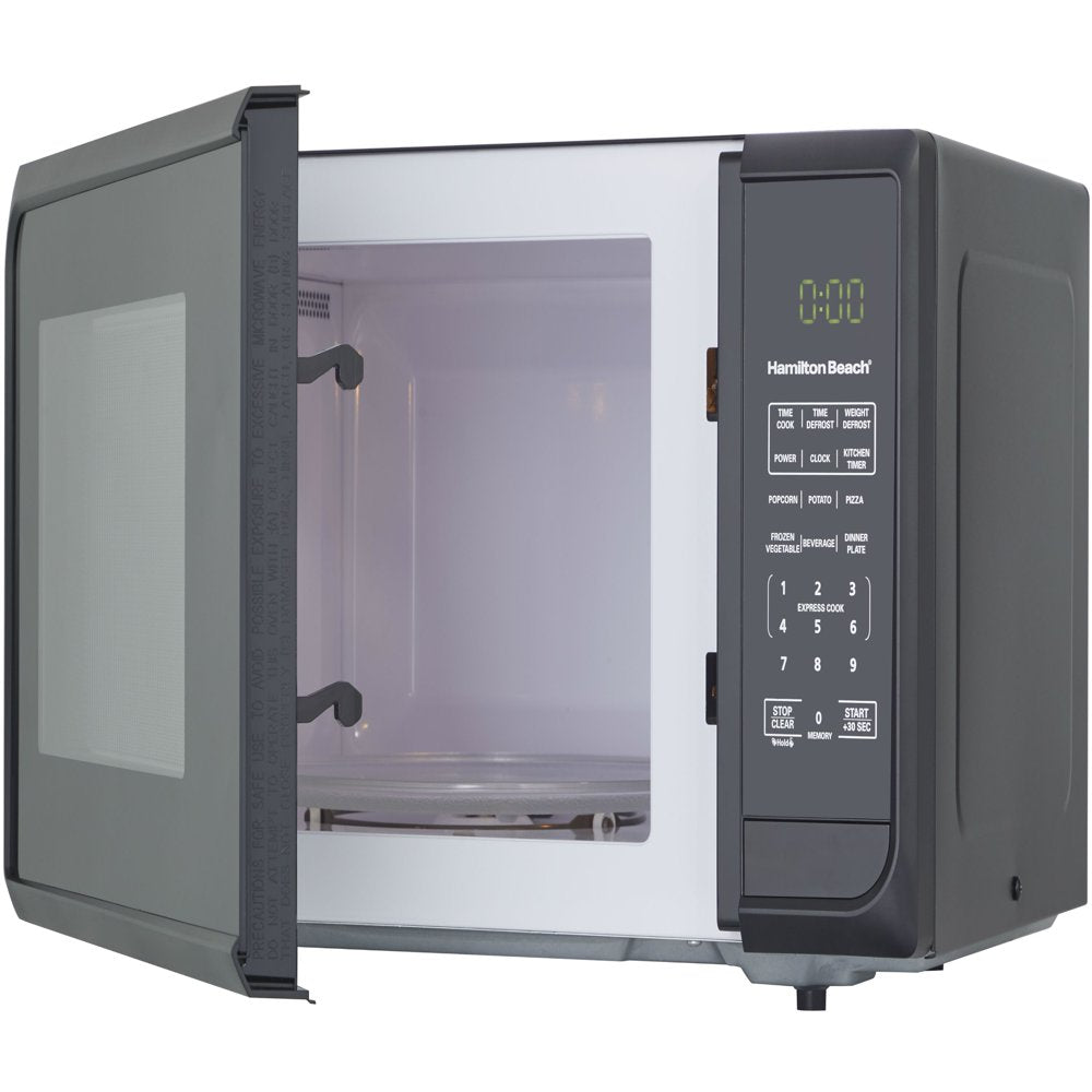 0.9 Cu. Ft. Matte Black Microwave Oven