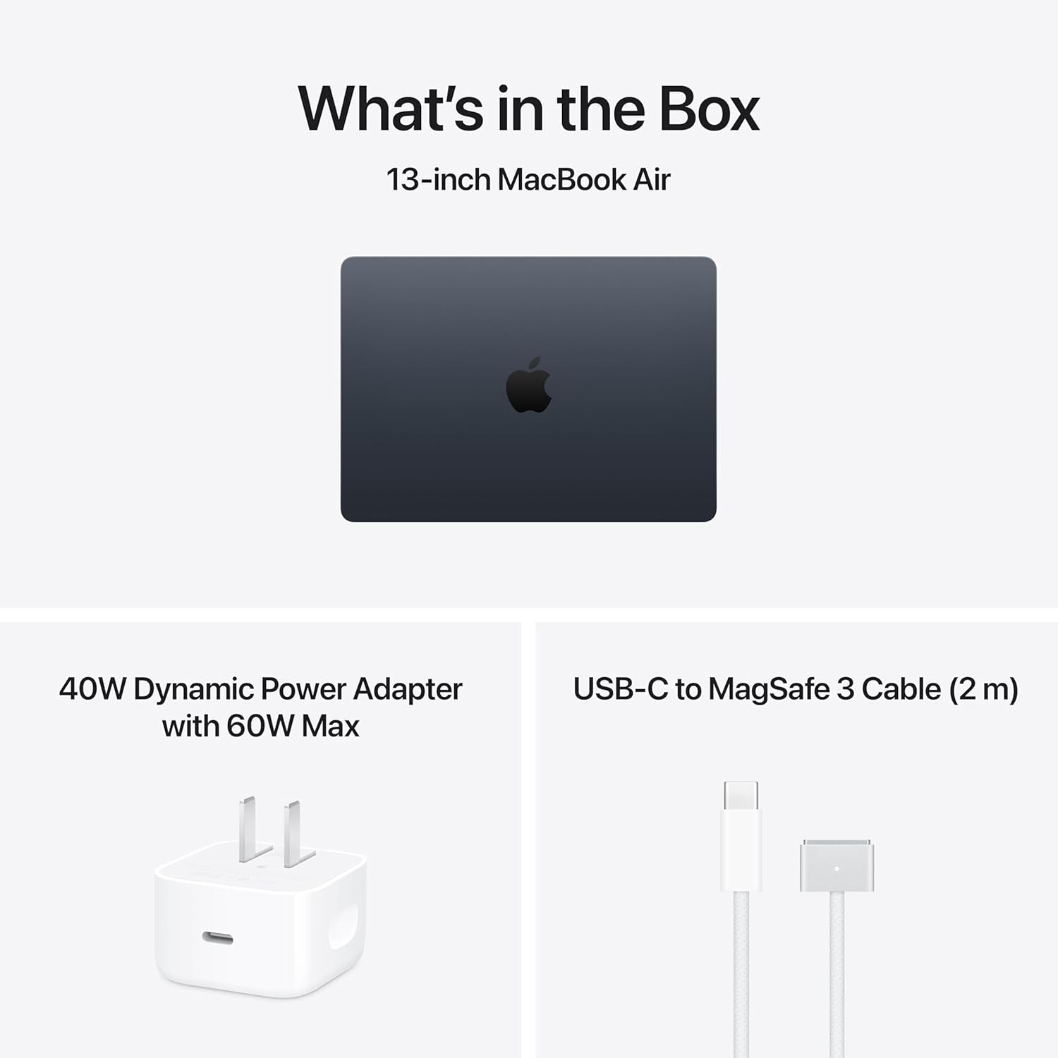 Apple 2026 Macbook Air 13-Inch Laptop with M5 Chip: Built for AI, 13.6-Inch Liquid Retina Display, 24GB Unified Memory, 1TB SSD, 12MP Center Stage Camera, Touch ID, Wi-Fi 7; Midnight