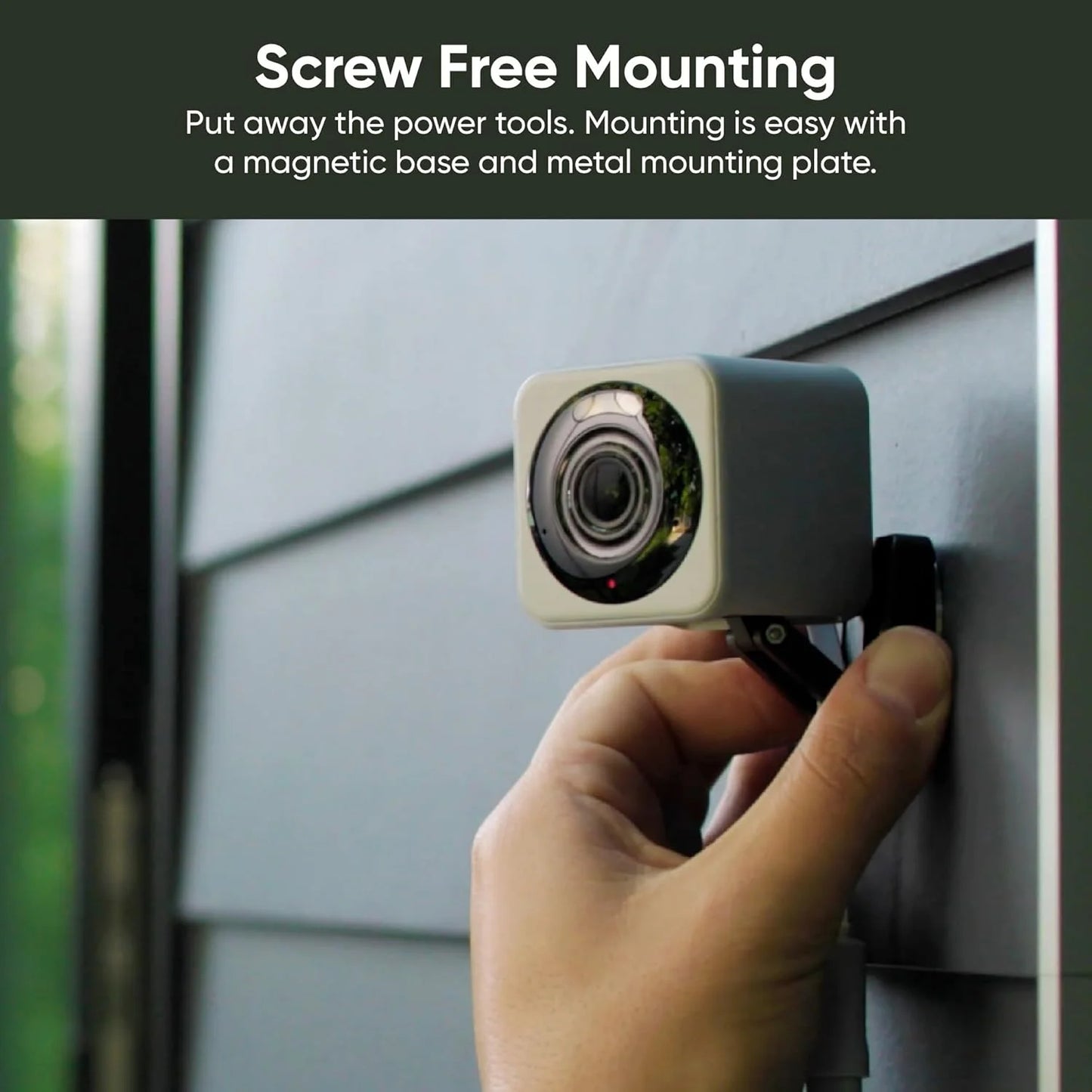 Cam V4 2.5K QHD Smart Home Wifi Security Camera Indoor/Outdoor, Motion Detection, Color Night Vision and Spotlight