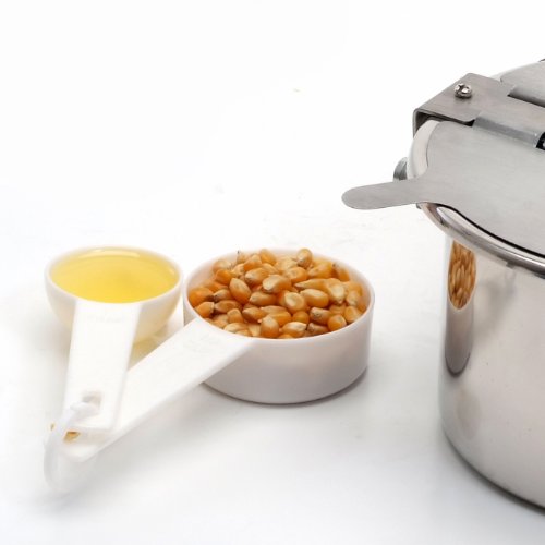 Elite Gourmet EPM-250 Maxi-Matic 2.5 Ounce Classic Carnival, Tabletop Kettle Popcorn Popper Machine, Retro-Style, Movie Hot Buttered Popcorn, Red