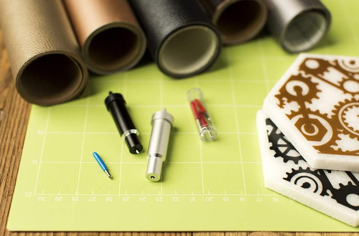 Standardgrip Machine Mats 12In X 12In, Reusable Cutting Mats for Crafts with Protective Film, Use with Cardstock, Iron On, Vinyl and More, Compatible with  Explore & Maker (3 Count)