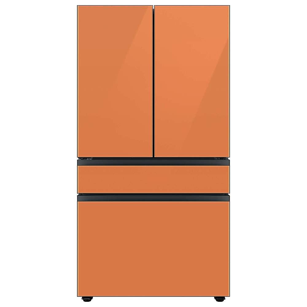 Bespoke 4-Door French Door Refrigerator Panel - Top Panel - Clementine Glass