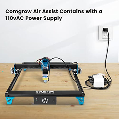 Comgrow Z1 Laser Engraving Machine 5W Output Power, Laser Cutter and Engraver Machine 24V Compressed Spot 10000mm/min with Eye Protection for Wood Metal Glass Acrylic Leather 15.7"x15.7"