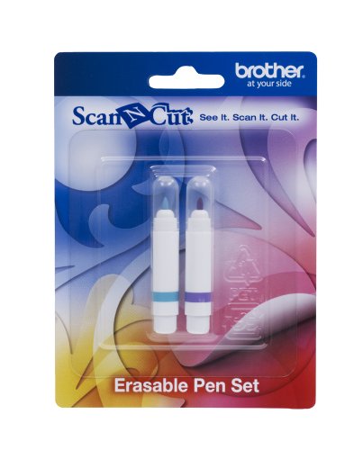 Brother ScanNCut Pen Set CAPEN1, 6-Piece Color Permanent Ink Markers for Drawing and Writing, Includes Red, Pink, Brown, Black, Blue and Green