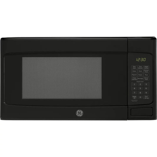 GE® 1.1 Cubic Foot Capacity Countertop Microwave Oven, Black, JES1145DMBB