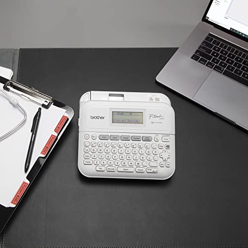 Brother P-Touch PT-D410 Home/Office Advanced Label Maker | Connect via USB to Create and Print on TZe Label Tapes up to ~3/4 inch