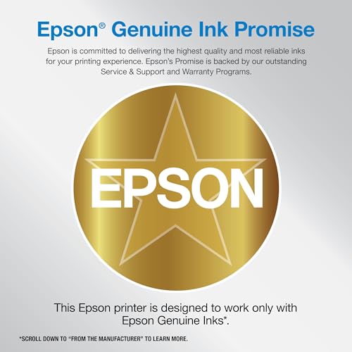 Epson Workforce Pro WF-4830 Wireless All-in-One Printer with Auto 2-Sided Print, Copy, Scan and Fax, 50-Page ADF, 500-sheet Paper Capacity, and 4.3" Color Touchscreen, Works with Alexa, Black, Large